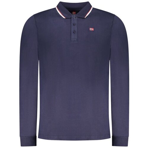  Mu&scaron;ka dugačka polo majica NORWAY 1963, plava Cijene