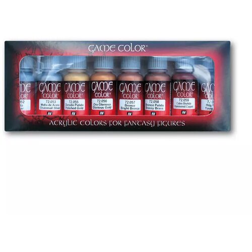 Vallejo Game Color Set: Metallic Colors (8 Farben) - 1 set. Cene