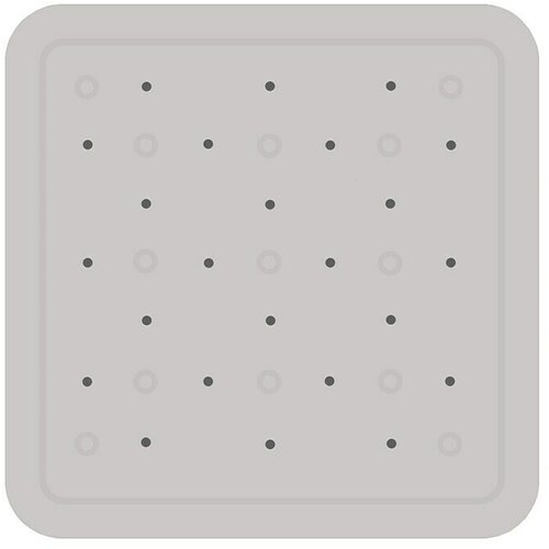 In podloga za tu&amp;scaron; kabinu (53 x 53 cm, pvc, sive boje) Slike