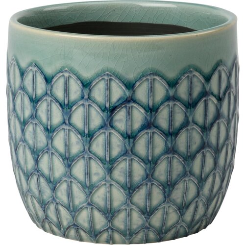 Burgon &amp;amp; Ball Lonec za sobne rastline &amp;quot;Collector&amp;quot; - Green Geo - ⌀ 13 x 13 cm Slike
