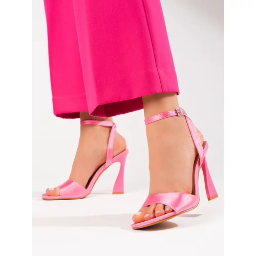 W. POTOCKI Women's heeled sandals Potocki pink