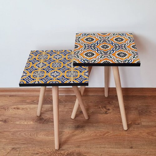 Hanah home set klub stočića 2Shp408, 2 komada, Šareni Cene