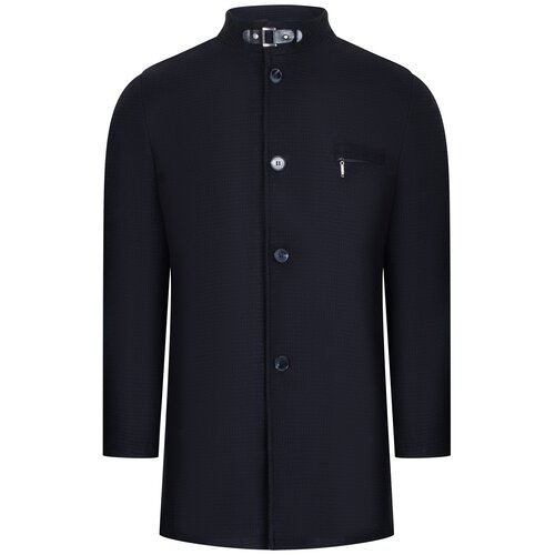Dewberry PLT8367 MEN&amp;#039;S COAT-LIGHT STRAIGHT BLACK Slike