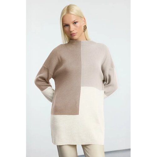 Trendyol Modest Ženski džemper Tctaw22Ak0054, Bež Cene