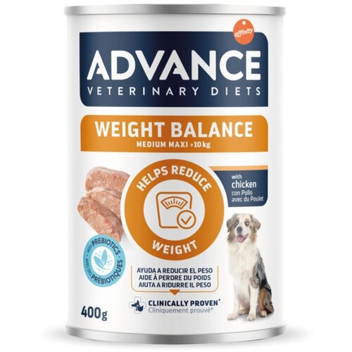 Advance veterinarska dieta za pse Weight Balance, konzerva - piščanec - 400 g 400 g Cene