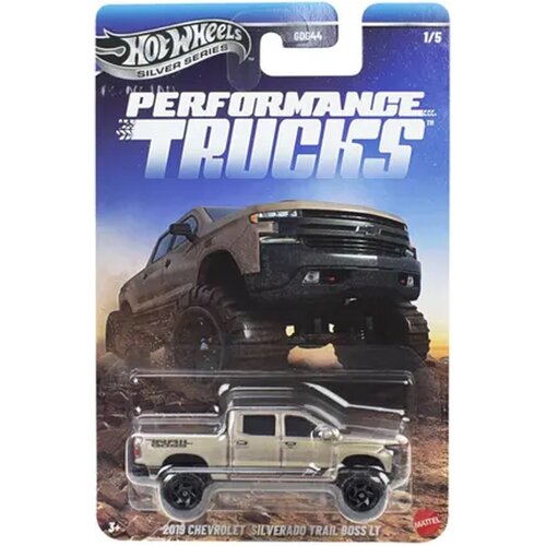 Mattel Hot Wheels Srebrna serija: 2019 Chevrolet Silverado Trail Boss LT model avtomobila 1/64 - Slike