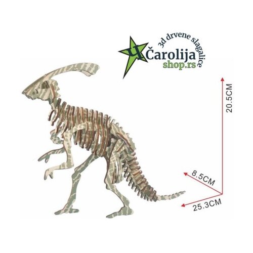  Čarolijashop 3d drvene puzzle - PARASAUROLOPHUS ( 797) Slike