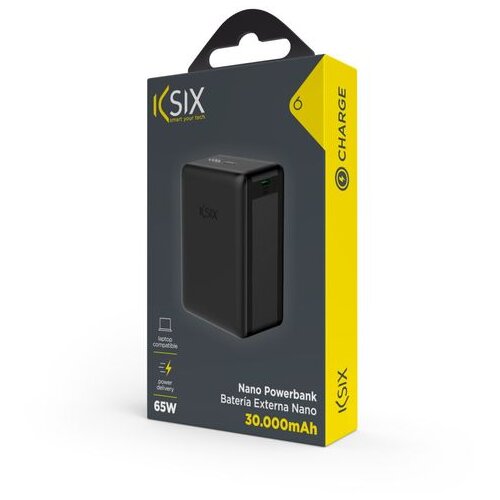 Ksix prijenosna baterija za punjenje 30000 mAh, Nano, PD 65W, USB-C + USB-A Cijene