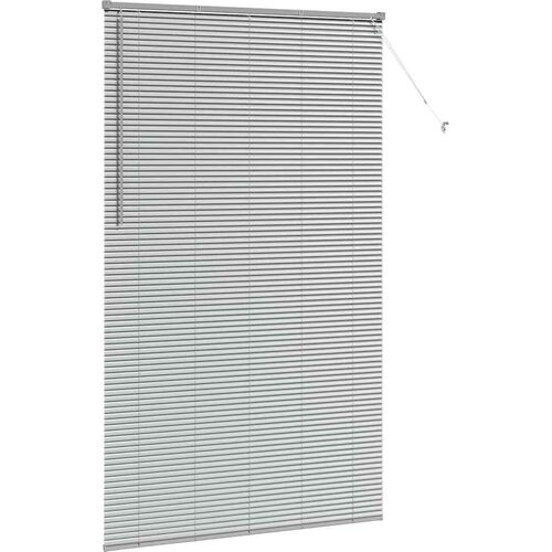 VidaXL Zavjesa za prozor sa zavjesama Ostalo Srebrna 135 x 220 cm Aluminij Slike