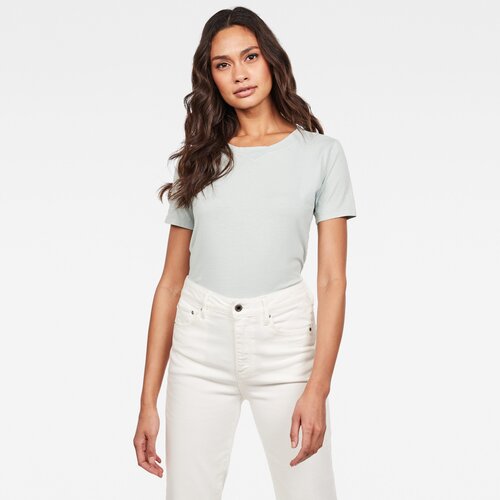 G-star T-shirt - Mysid Recycle dye optic slim r t wm pastel mint-grey Cene