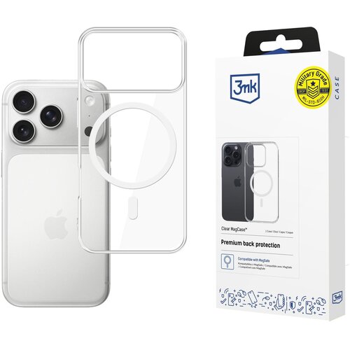 3mk PROZORNI OVITEK ZA IPHONE 17 PRO ZAŠČITO TELEFONA S PROZORNIM STEKLOM, (5000338755) Cene