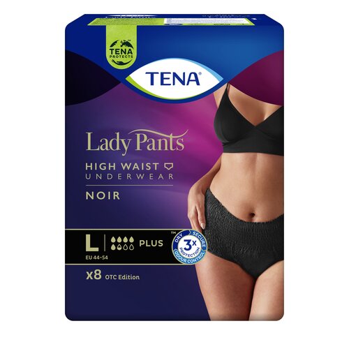 Tena Lady Slim Pants Black L, 8kom - gaćice za inkontinenciju Slike