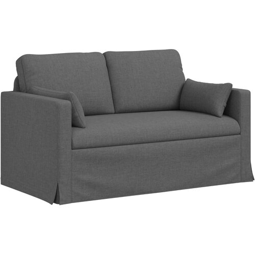  Set sofe 2 pcs Tamno siva 139 x 78 x 80 cm tkanina Slike