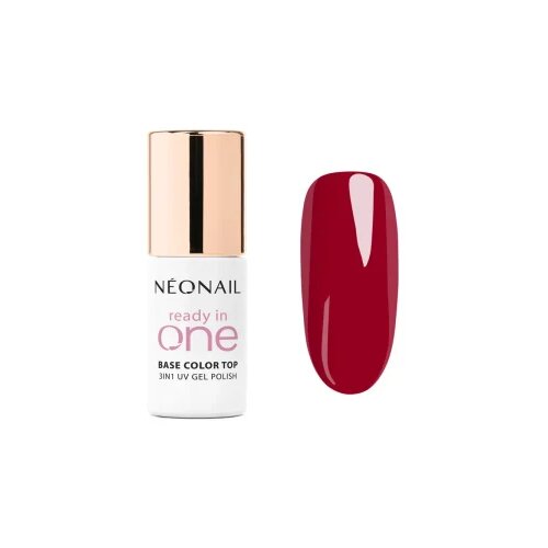 UV Gel Lak za nokte NeoNail Hybrid 7,2 ml &amp;ndash; Ready In One Berry Red 12 Slike