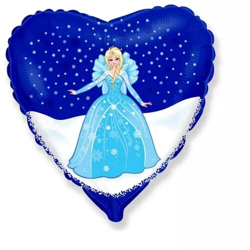  Frozen: Elsa folija balon v obliki srca - 46 cm Slike