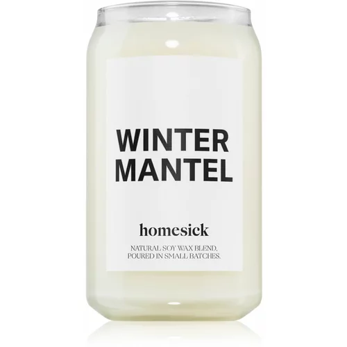 homesick Winter Mantel dišeča sveča 390 g