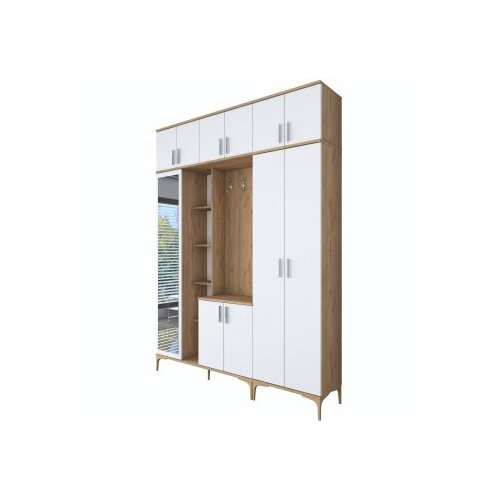 Hanah home EA128 - 2795 walnutwhite hall stand Slike