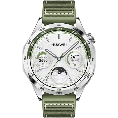 Huawei Pametna ura Watch GT 4 46 mm Srebrna Zelena
