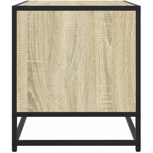  ormarić boja hrasta 91x40x46 cm konstruirano drvo i metal Slike