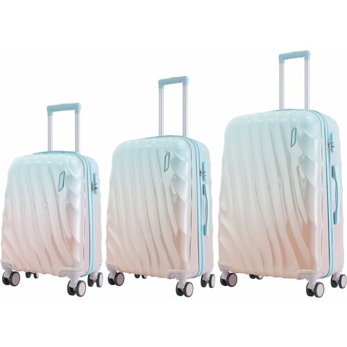 Semiline Unisex's ABS Suitcase Set T5649-0 Slike