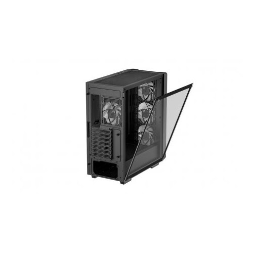 DeepCool gaming ohi&amp;scaron;je cc560 v2 atx led kaljeno steklo, črna Slike