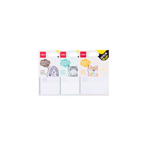 Deli STIKER BLOK 3 DIMENZIJE 75x84mm, 3 dezena, 25 lista EA55902 Cene