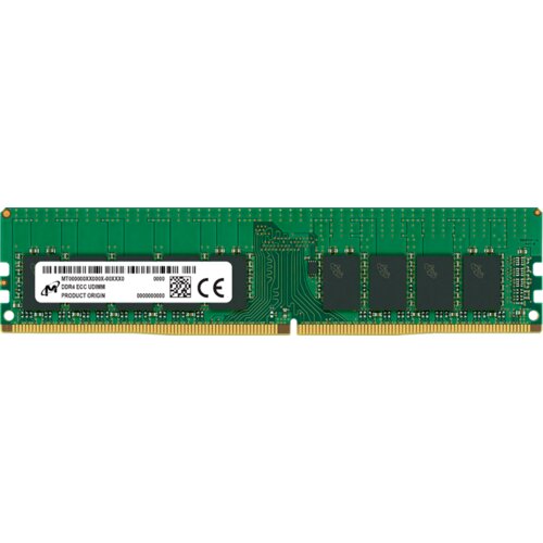 Micron DRAM DDR4 ECC UDIMM 16GB 1Rx8 3200 CL22 (16Gbit), EAN: 649528906786 Slike