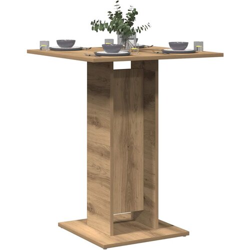 vidaXL Stol za bistro Artisan hrast 60x60x75 cm konstruirano drvo Cijene