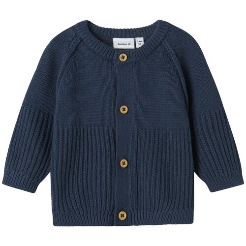 name it jopa DR 13247348 NBMOLESSE LS KNIT CARD F modra 62 Cene