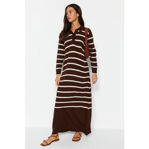 Trendyol Dress - Brown - Shift