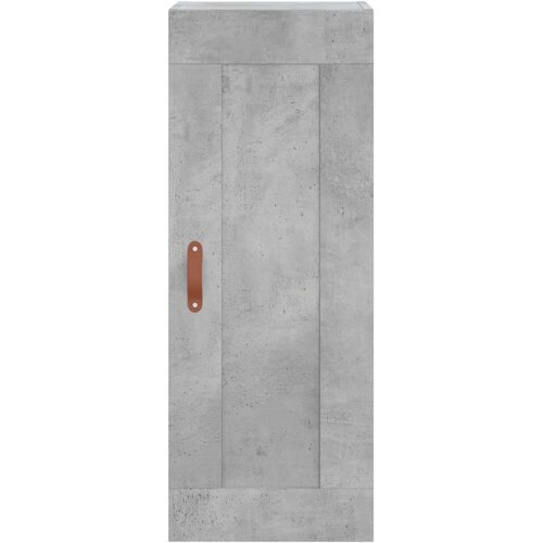 VidaXL Visoka komoda siva betona 34 5x34x180 cm od konstruiranog drva Slike