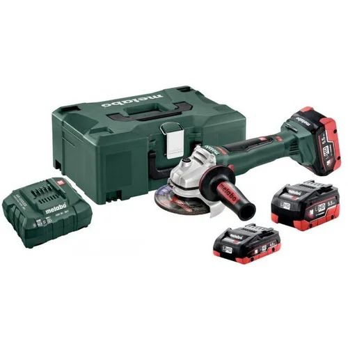 Metabo WB 18 LTX BL 15-125 Quick 601730660 akumulatorska kutna brusilica 125 mm bez četkica, uklj. 2 akumulatora, uklj. punjač, uklj. kofer 18 V 5.5 Ah