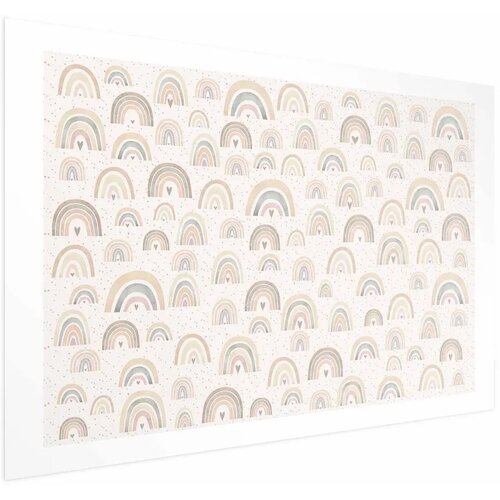  Plakat - Rainbows and Hearts 30x21 Bez okvira s margom Cijene