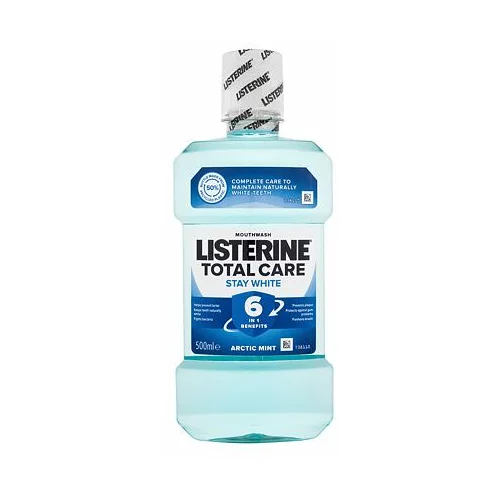 Listerine Total Care Stay White Mouthwash 6 in 1 ustna vodica 500 ml unisex