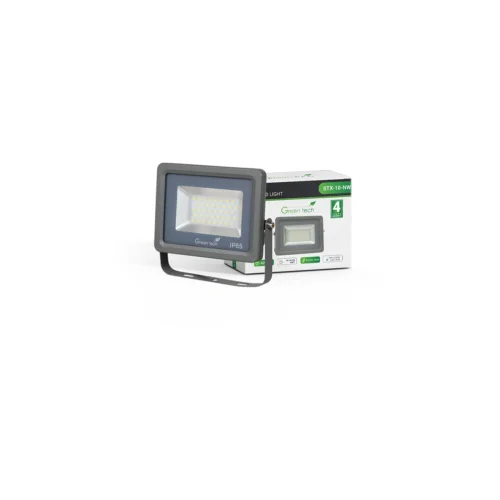  LED reflektor Green Tech 10W, 4200K, IP65, aluminij