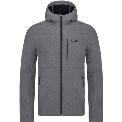 LOAP Men's softshell jacket LUSKAN Grey/Black Cene