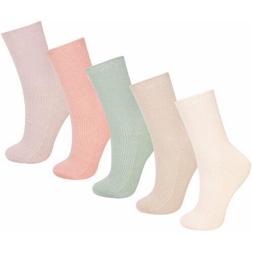Defacto Woman 5 Piece Cotton Long Socks Cene