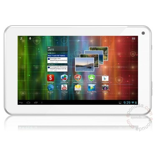 Prestigio MultiPad PMT3677_WI_B_WH 7,A8/512MB/4GB/Wi-Fi/Cam/Android 4.1 tablet pc računar Slike