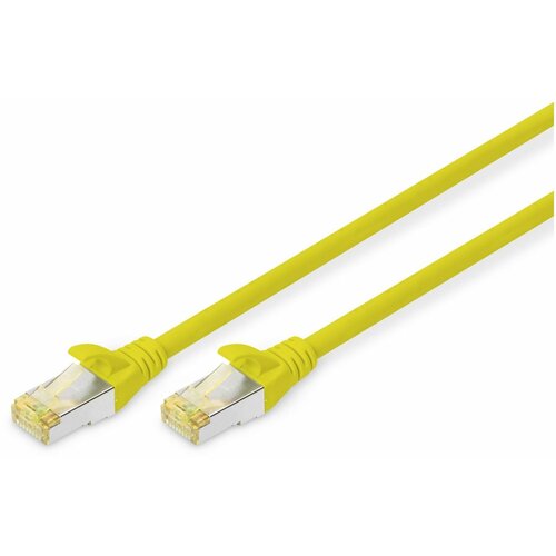 Digitus DK-1644-A-030/Y RJ45 omrežni kabel CAT6a S/FTP 3 m rumena brez halogena, zviti pari, z za&scaron;čitnim zapornim zatičem, ognjevaren 1 kos, (21218881) Cene