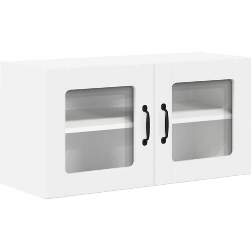  Zidni stakleni ormarić Lucca Bijela 80 x 31 x 40 cm Slike