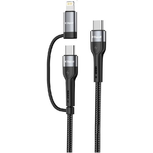  Digicell 2u1 Rapid Series Braided kabal - Black Cijene
