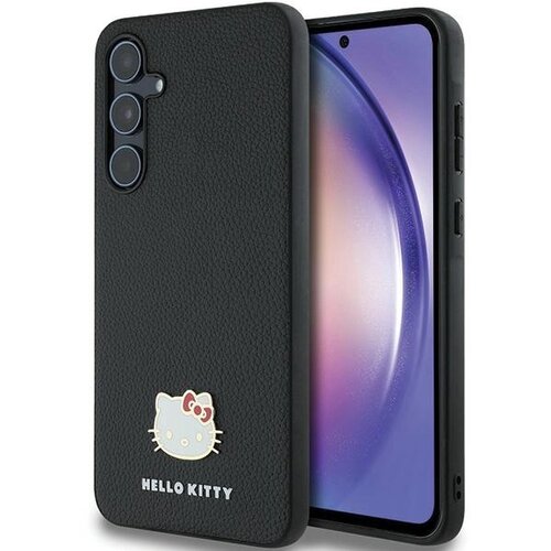 Hello Kitty KOVINSKI LOGO KITTY HEAD OVITEK ZA SAMSUNG GALAXY A55 - ČRN, (21897710) Cene