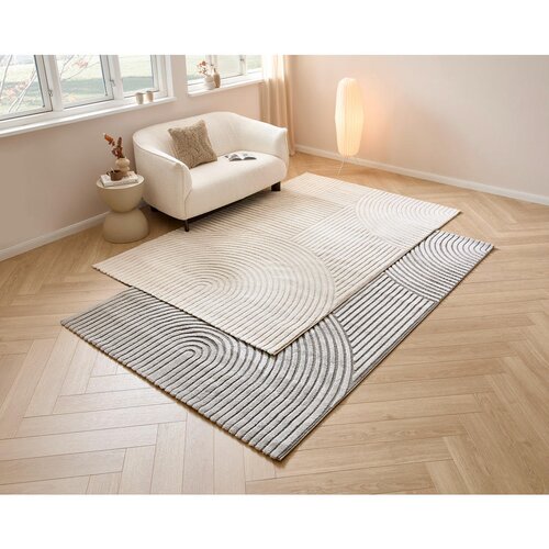 Novel tkana preproga Granada 80/150 cm tkano siva Slike