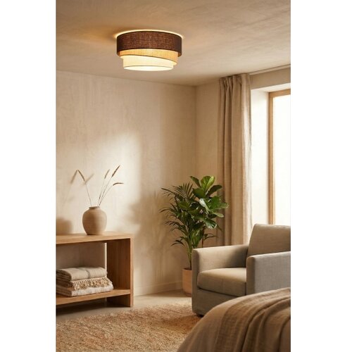 Brilagi plafonsko svetlo trio 1xE27/60W/230V &amp;oslash; 40 cm braon/bež/bela Slike