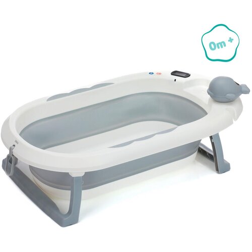  XXXL Fillikid sklopiva kadica Beluga s termometrom, white-grey Slike