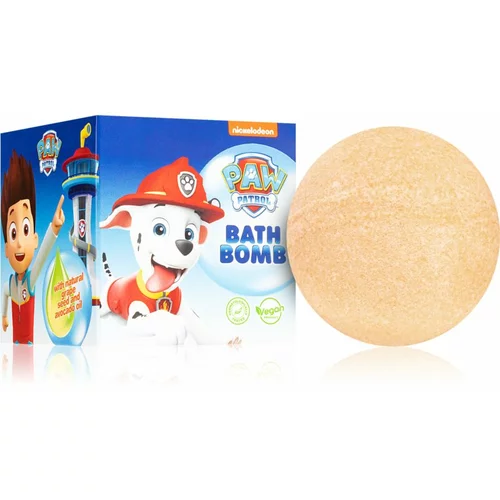 Nickelodeon Paw Patrol Bath Bomb bomba za kupanje za djecu Mango 165 g