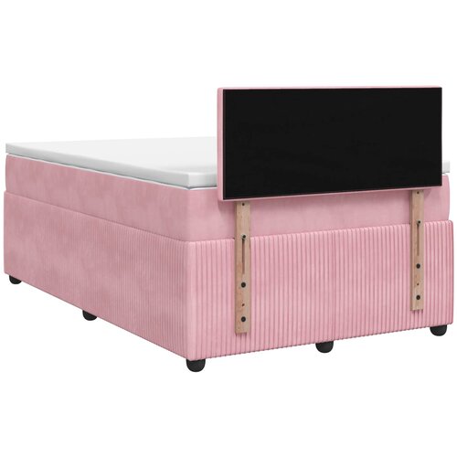  Boxspring krevet s madracem Ružičasta 120 x 190 cm Bar&amp;scaron;un Slike