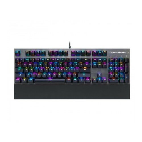 Motospeed CK108 RGB mehanička tastatura plavi prekidač Slike