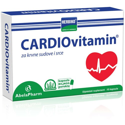 Abela pharm cardiovitamin 10 kapsula Cene