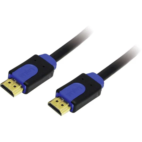 Logilink HDMI Priključni kabel [1x Muški konektor HDMI - 1x Muški konektor HDMI] 10 m Crna